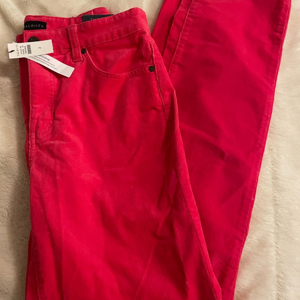 Vibrant Pink Corduroy Pants